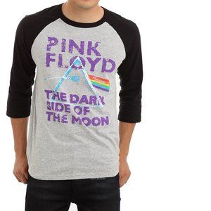 Pink Floyd The Dark Side of the Moon Raglan 3/4 sleeve T-Shirt L NWT